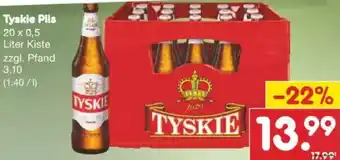 Netto Marken-Discount Tyskie Pils Angebot