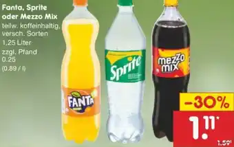 Netto Marken-Discount Fanta, Sprite oder Mezzo Mix Angebot