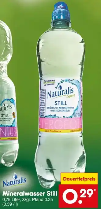 Netto Marken-Discount Naturalis Mineralwasser Still Angebot