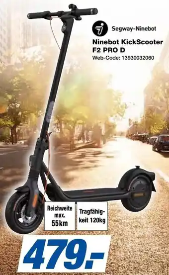 Expert Segway-Ninebot Ninebot KickScooter F2 PRO D Angebot