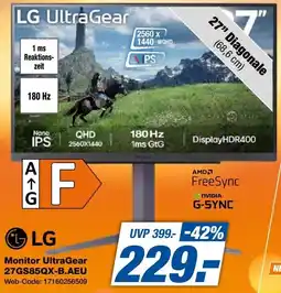 Expert LG Monitor UltraGear 27GS85QX-B.AEU Angebot