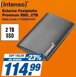 Expert (Intenso) Externe Festplatte Premium SSD, 2TB Angebot