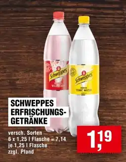 Handelshof SCHWEPPES ERFRISCHUNGS- GETRÄNKE Angebot