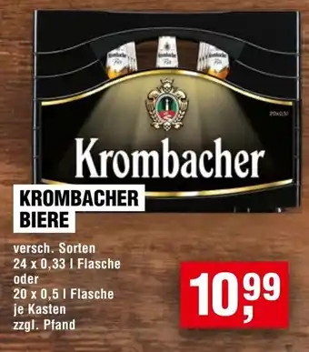 Handelshof KROMBACHER BIERE Angebot