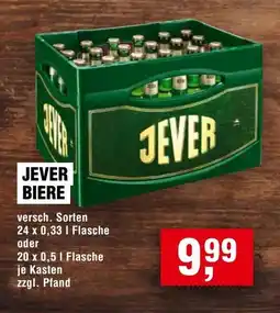 Handelshof JEVER BIERE Angebot