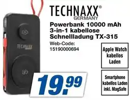 Expert TECHNAXX Powerbank 10000 mAh 3-in-1 kabellose Schnellladung TX-315 Angebot