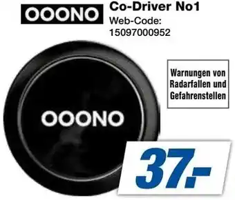 Expert OOONO Co-Driver No1 Angebot