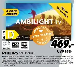 MEDIMAX Philips 55pus8009 Angebot