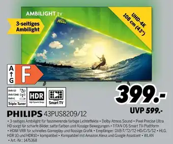 MEDIMAX Philips 43pus8209/12 Angebot