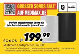 MEDIMAX Sonos multiroom-lautsprecher era 100 Angebot