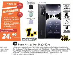 MEDIMAX Redmi note 14 pro+ smartphone Angebot