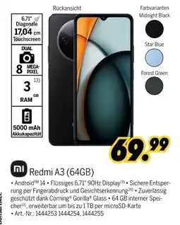 MEDIMAX Mi redmi a3 (64gb) Angebot