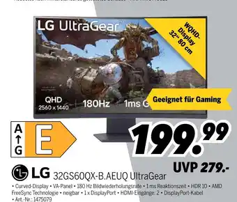 MEDIMAX Lg 32gs60qx-b.aeuq ultragear Angebot