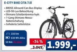 AUTO plus Fischer e-city bike cita 7.0i Angebot