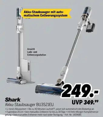 MEDIMAX Shark akku-staubsauger bu3521eu Angebot