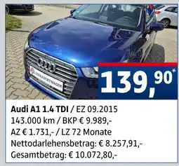 AUTO plus Audi a1 1.4 tdi Angebot