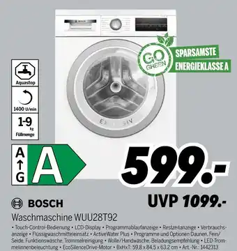 MEDIMAX Bosch waschmaschine wuu28t92 Angebot