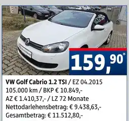 AUTO plus Volkswagen vw golf cabrio 1.2 tsi Angebot