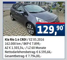 AUTO plus Kia rio 1.4 crdi Angebot