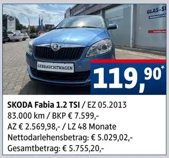 AUTO plus Skoda fabia 1.2 tsi auto Angebot