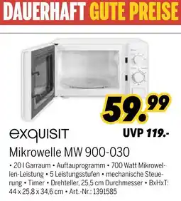 MEDIMAX Exquisit mikrowelle mw 900-030 Angebot