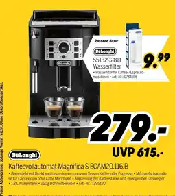 MEDIMAX Delonghi kaffeevollautomat magnifica s ecam20.116.b Angebot