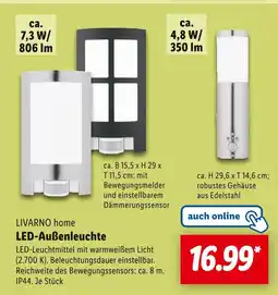 Lidl Livarno home led-außenleuchte Angebot