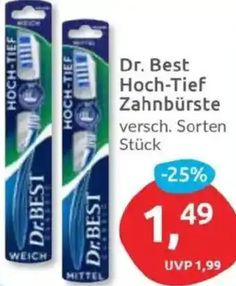 Budni Dr. Best Hoch-Tief Zahnbürste Angebot