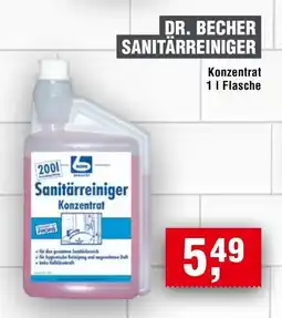 Handelshof DR. BECHER SANITÄRREINIGER Angebot