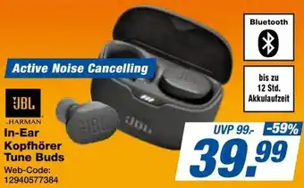 Expert JBL In-Ear Kopfhörer Tune Buds Angebot