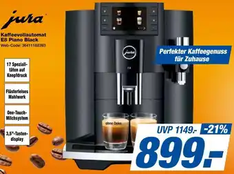 Expert jura Kaffeevollautomat E8 Piano Black Angebot