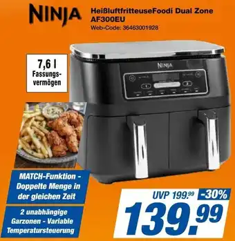 Expert NINJA HeißluftfritteuseFoodi Dual Zone AF300EU Angebot