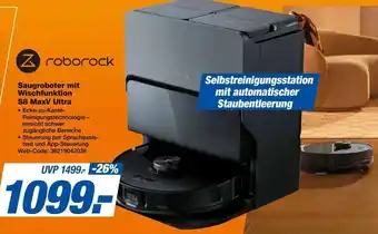 Expert Roborock Saugroboter mit Wischfunktion S8 MaxV Ultra Angebot