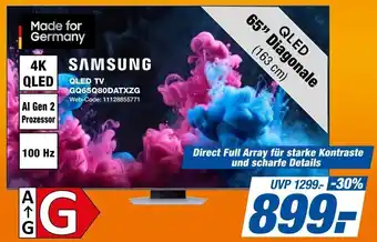 Expert SAMSUNG QLED TV GQ65Q80DATXZG Angebot