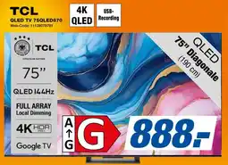 Expert TCL QLED TV 75QLED870 Angebot