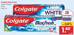 Netto Marken-Discount Colgate Zahncreme Angebot