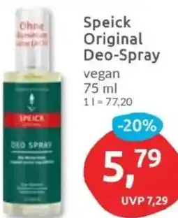 Budni Speick Original Deo-Spray Angebot