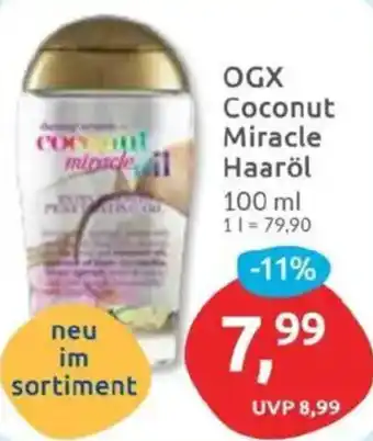 Budni OGX Coconut Miracle Haaröl Angebot