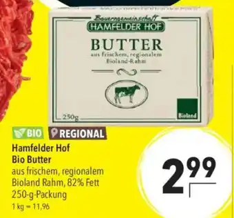 CITTI Markt Hamfelder Hof Bio Butter Angebot