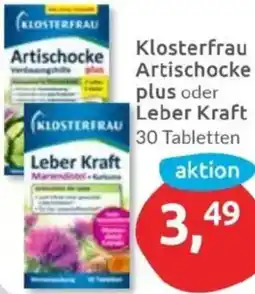 Budni Klosterfrau Artischocke plus oder Leber Kraft Angebot