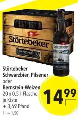 CITTI Markt Störtebeker Schwarzbier, Pilsener oder Bernstein-Weizen Angebot