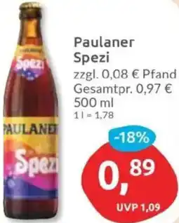 Budni Paulaner Spezi Angebot