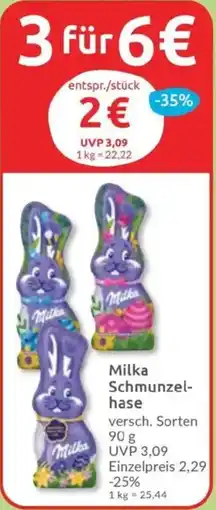 Budni Milka Schmunzelhase Angebot