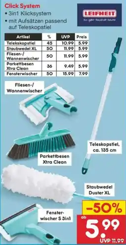 Netto Marken-Discount LEIFHEIT Click System Angebot