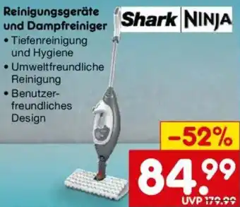 Netto Marken-Discount Shark NINJA Reinigungsgeräte und Dampfreiniger Angebot