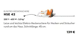 STIHL Hse 42 elektro-heckenschere Angebot