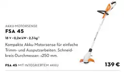 STIHL Stihl akku-motorsense fsa 45 Angebot