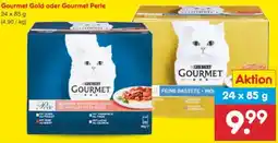 Netto Marken-Discount Purina Gourmet Gold oder Gourmet Perle Angebot