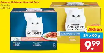 Netto Marken-Discount Purina Gourmet Gold oder Gourmet Perle Angebot