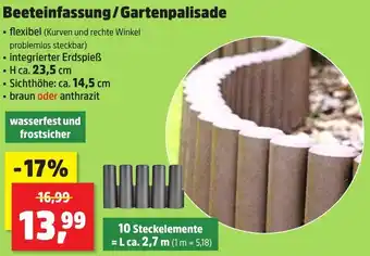 Thomas Philipps Beeteinfassung/Gartenpalisade Angebot